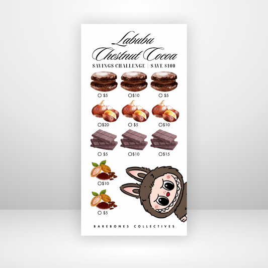 Labubu Exciting Macaron Savings Challenges Save $100