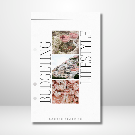 Budgeting Lifestyle Pink Vibes Linen Dashboard