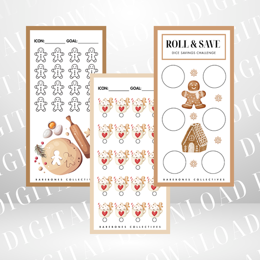 #5 Christmas Saving Challenges DIGITAL DOWNLOAD