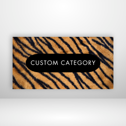 Tiger Full Coverage Cash Envelopes Labels Set of 3