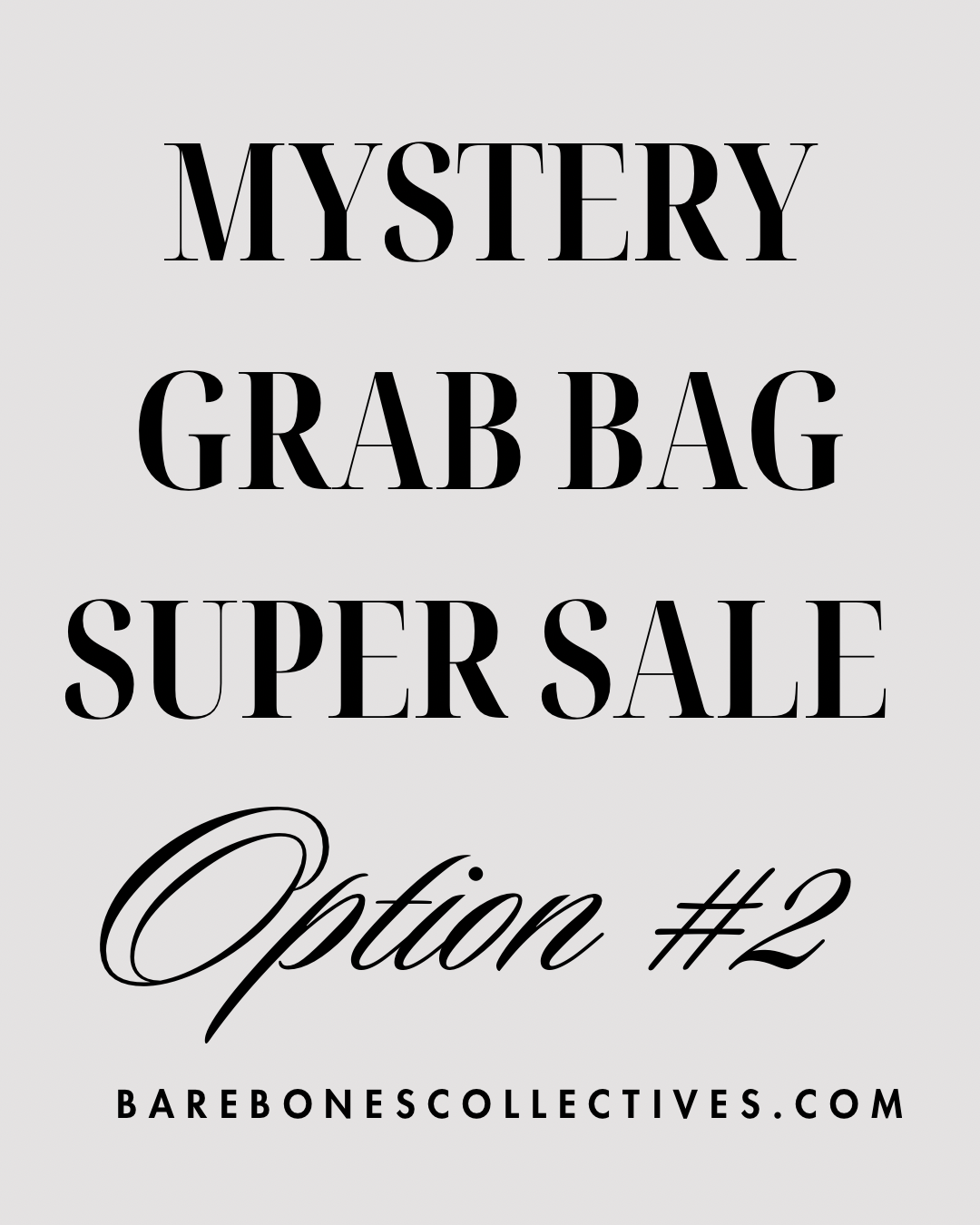 MYSTERY GRAB BAG SUPER SALE OPTION 2