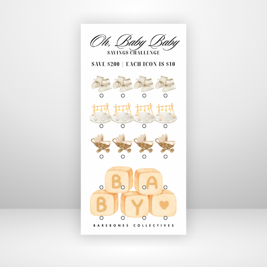 Oh Baby Baby Savings Challenge Save $200
