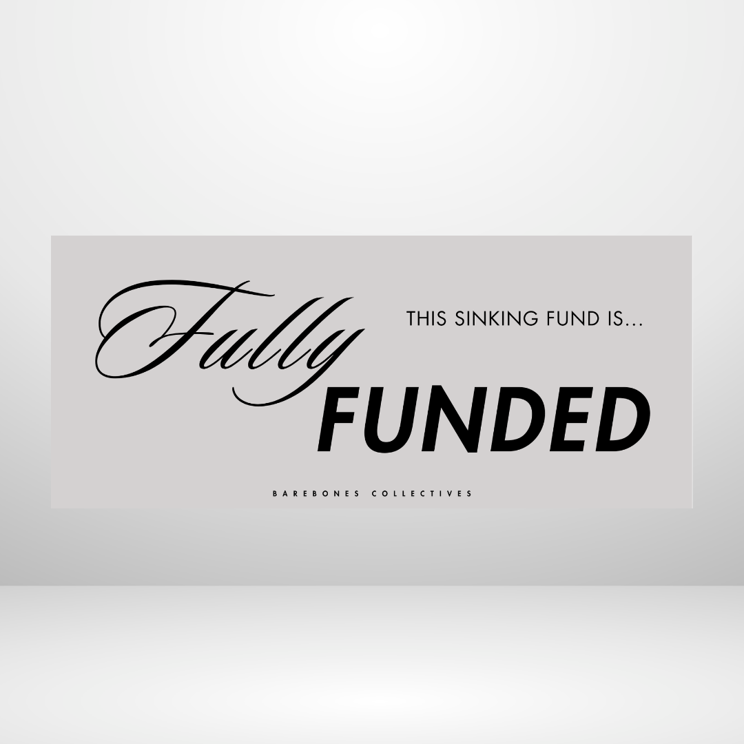 Fully Funded - Reverse Nior Set of 4 Cash Place Holders