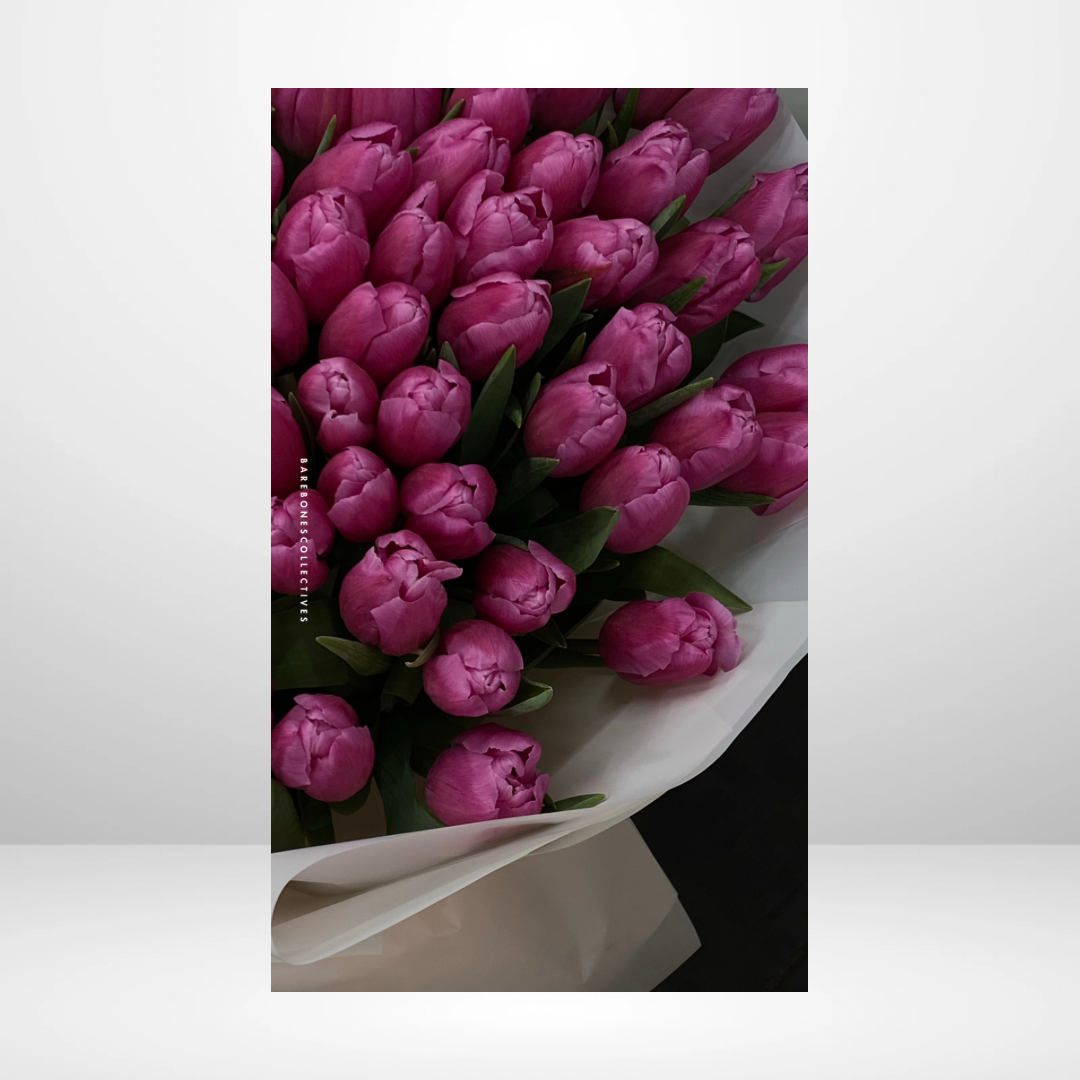 Purple Tulips Soft Touch Dashboard
