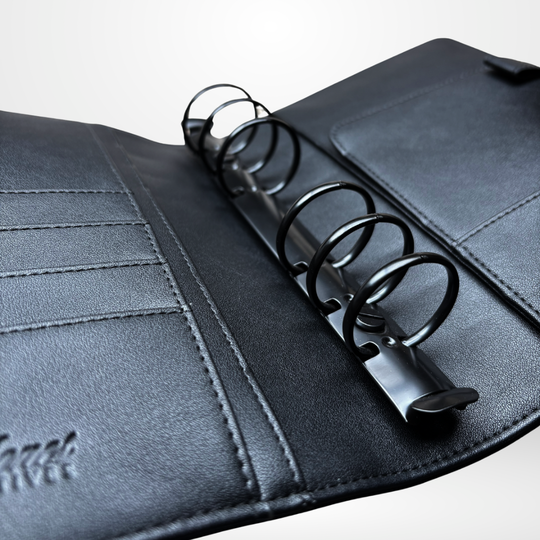 The Millionaire Mindset Barebones Binder in Black Croc