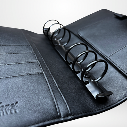 The Millionaire Mindset Barebones Binder in Black Croc