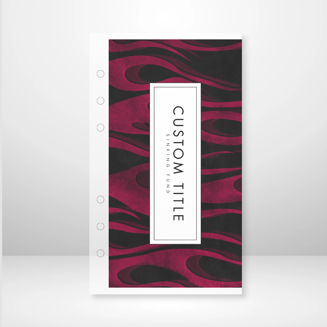 Velvet Flames Matte Cash Envelopes