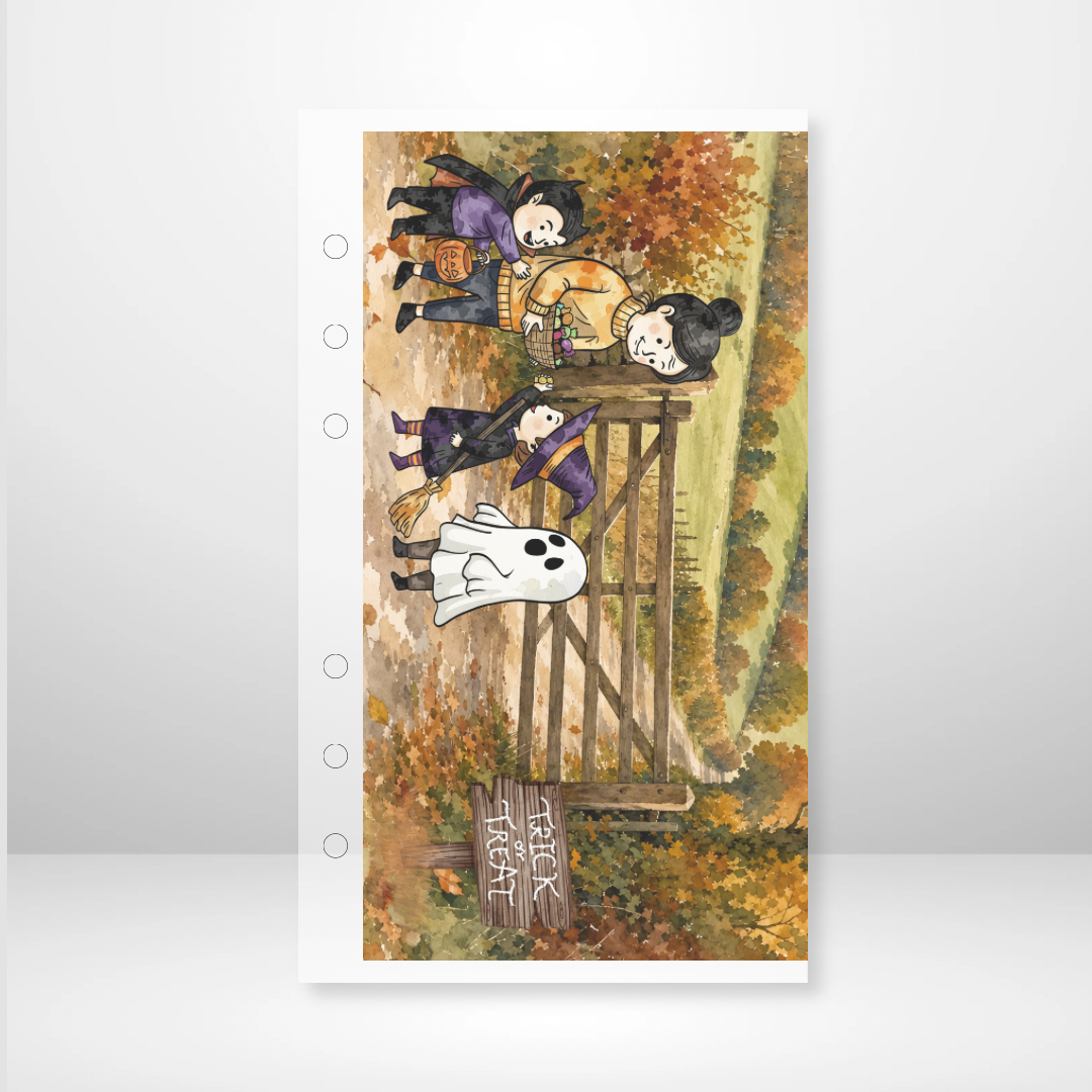 Trick or Treating Handmade Cash Envelope