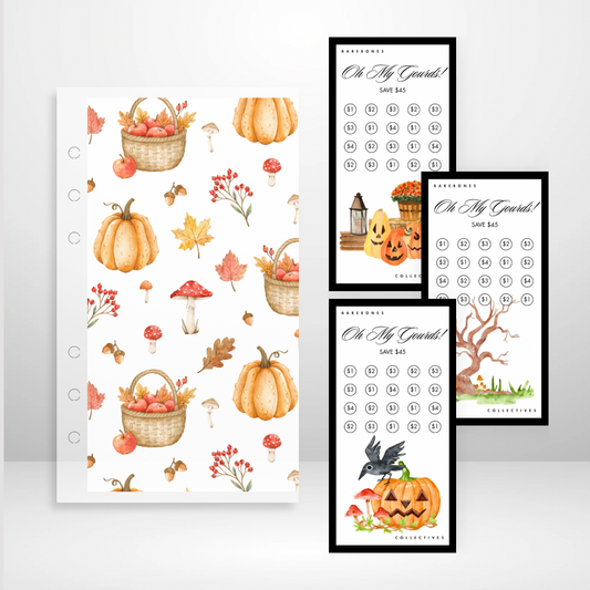 Oh my Gourds! - Matte Cash Envelope + Savings Challenges