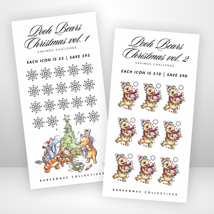 Pooh Bears Christmas Savings Challenge & Envelope Set