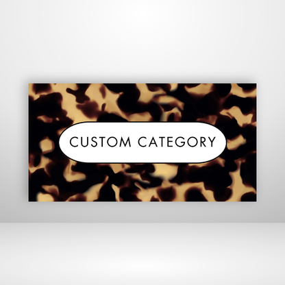 Brown Tortoiseshell Full Coverage Cash Envelopes Labels Set of 3