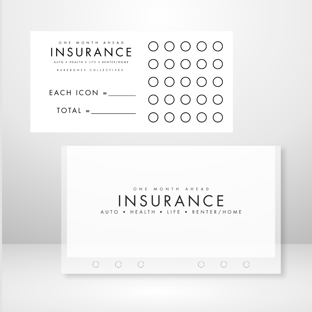 One Month Ahead Matte Cash Envelope + Savings Trackers Sets