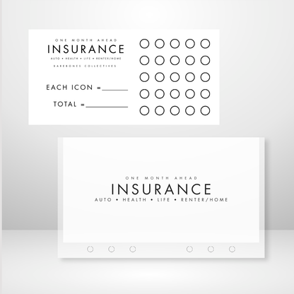 One Month Ahead Matte Cash Envelope + Savings Trackers Sets