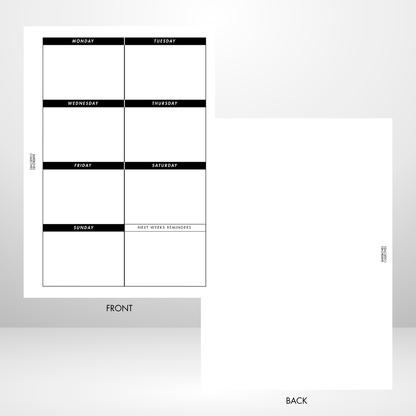 Barebones Monthly Planner A5 Inserts
