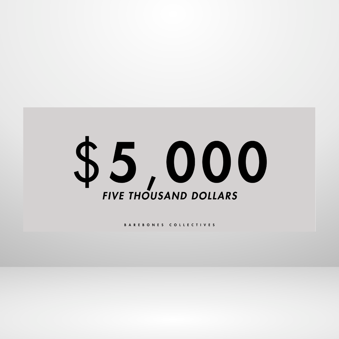 $100 - $50,000 - Reverse Nior Set of 4 Cash Place Holders