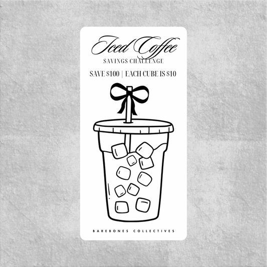Iced Coffee Savings Challenge - A6 Savings