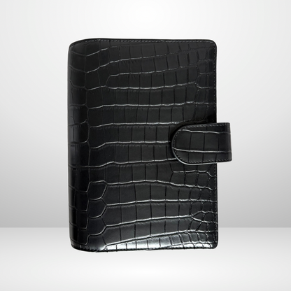 The Millionaire Mindset Barebones Binder in Black Croc