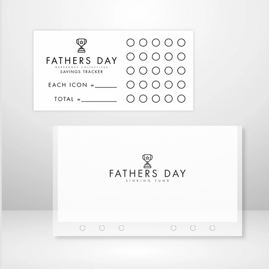 Fathers Day - Matte Cash Envelope + Savings Trackers