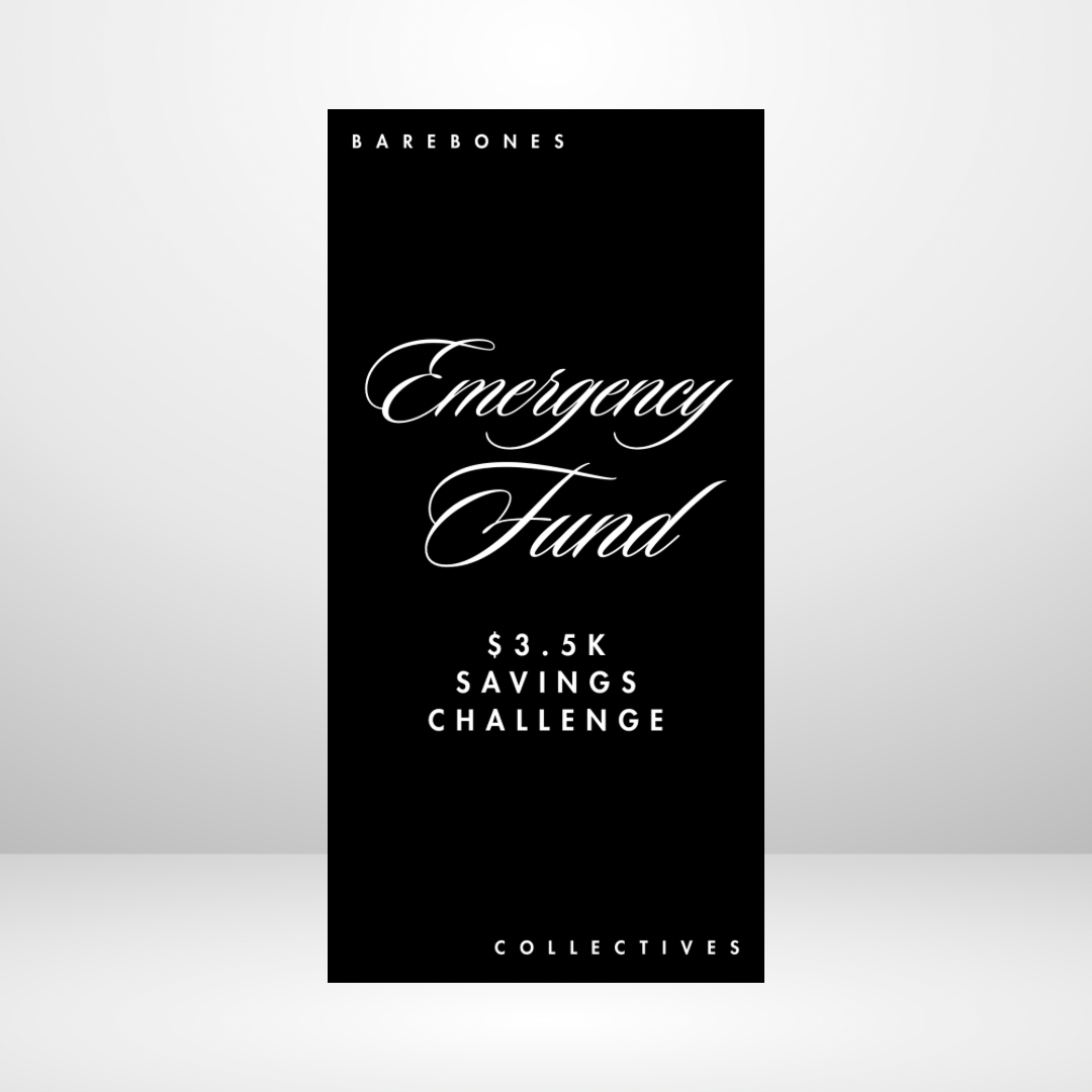 Emergency Fund Noir Savings Challenge
