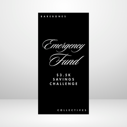 Emergency Fund Noir Savings Challenge