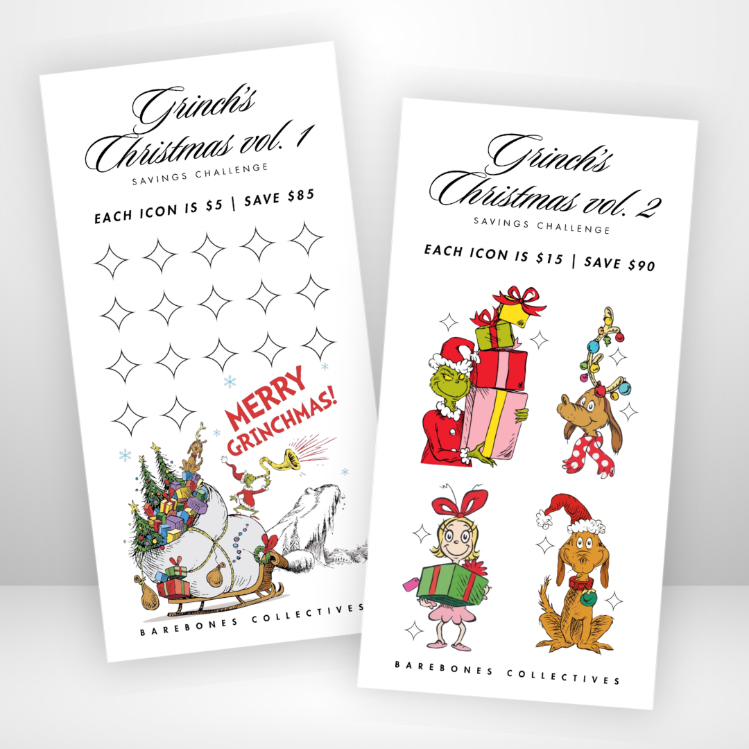 Grinch’s Christmas Savings Challenge & Envelope Set