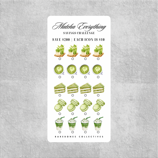 Matcha Everything Savings Challenge Save $200