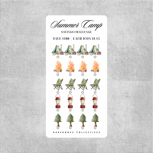 Summer Camp Savings Challenge Save $100
