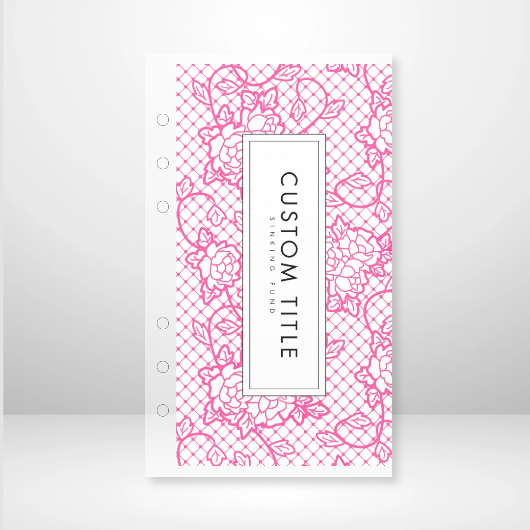 Lace Dreams Matte Cash Envelopes