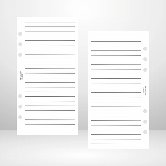 Lined Signature Wallet Inserts