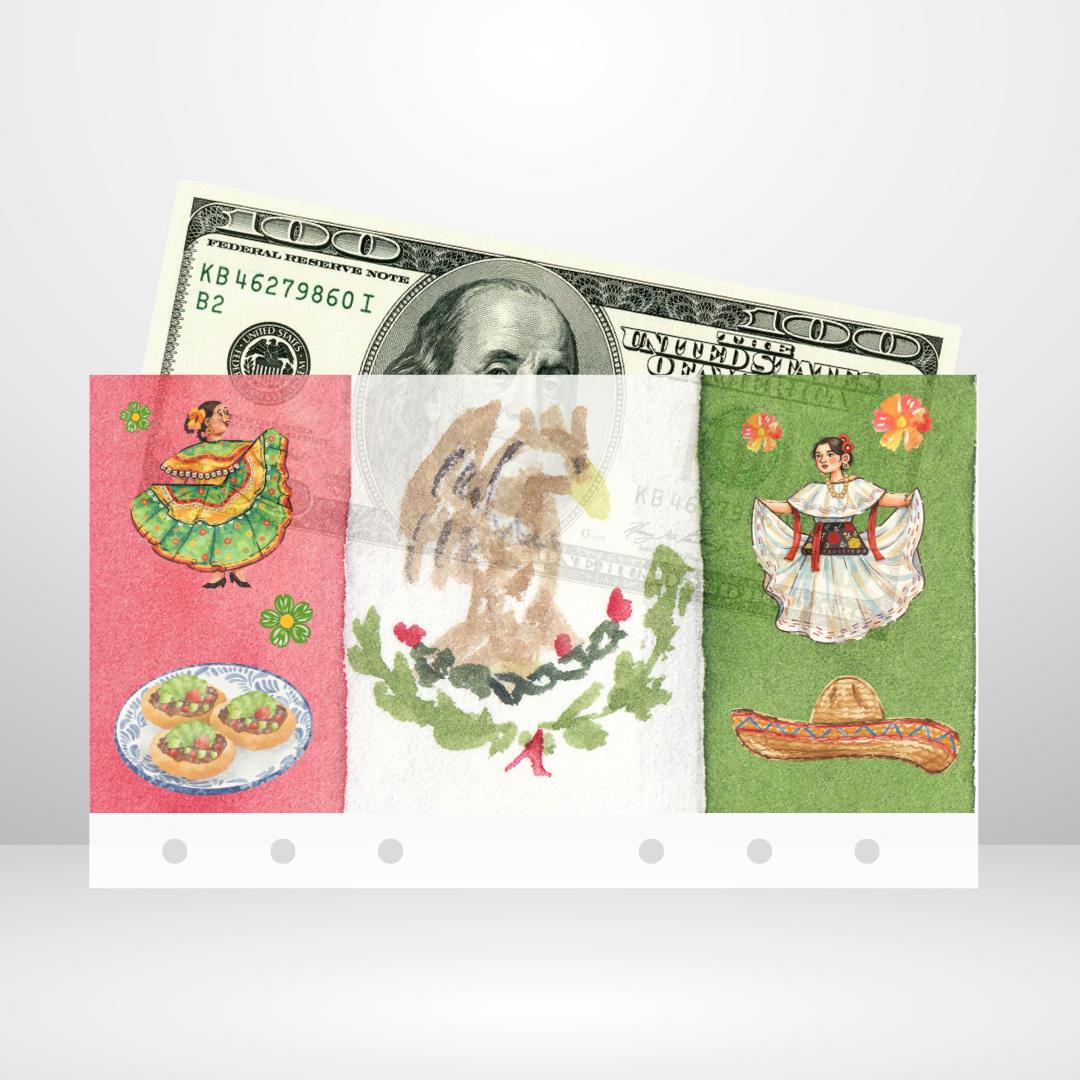 Cinco De Mayo Handmade Cash Envelope