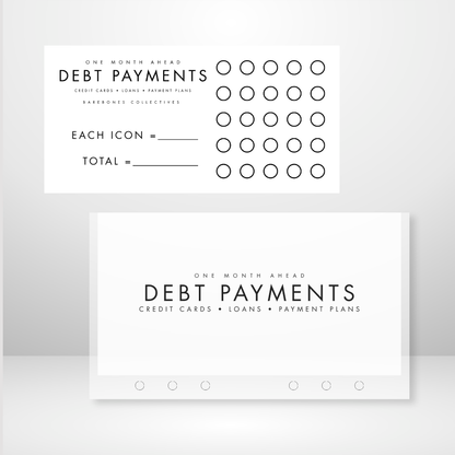One Month Ahead Matte Cash Envelope + Savings Trackers Sets