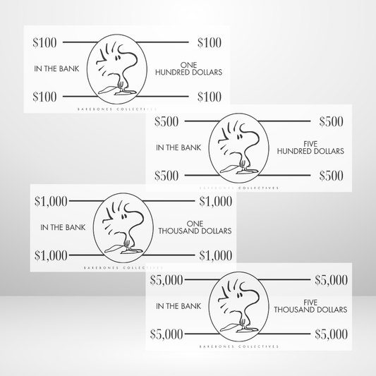 Woodstock Cash Place Holders