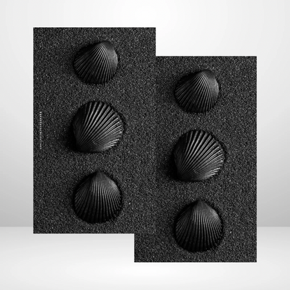 Black sand beach Soft Touch Dashboard