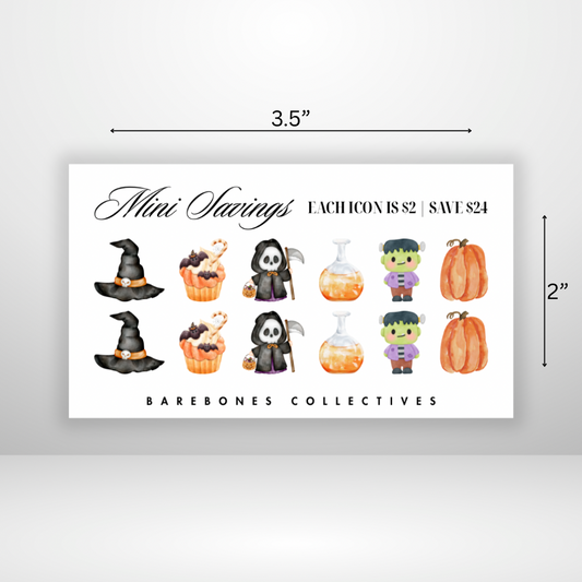 Halloween Mini Savings Challenge Save $24