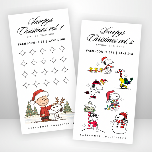 Snoopy’s Christmas Savings Challenge & Envelope Set