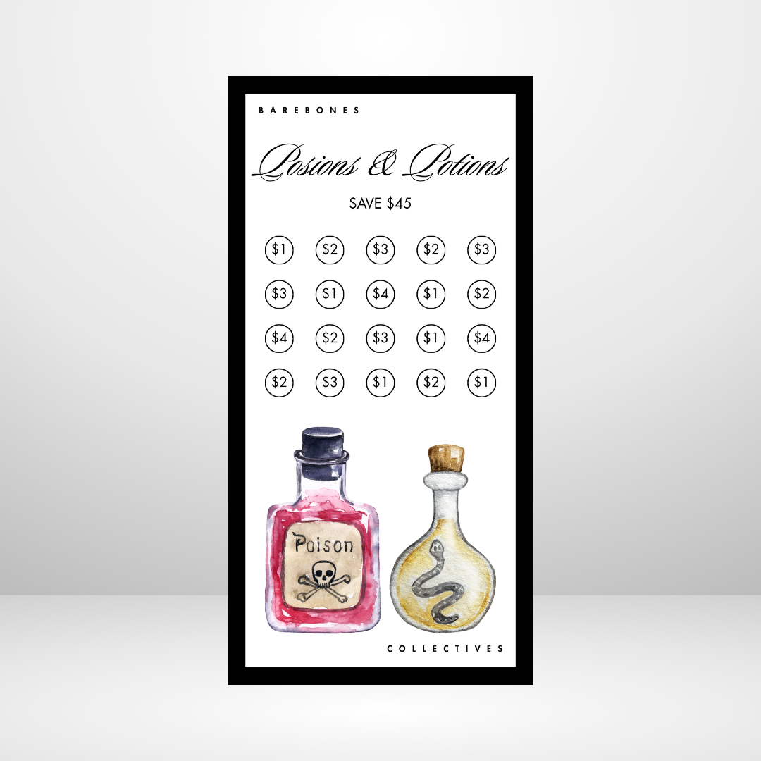 Poison and Potions Savings Challenge