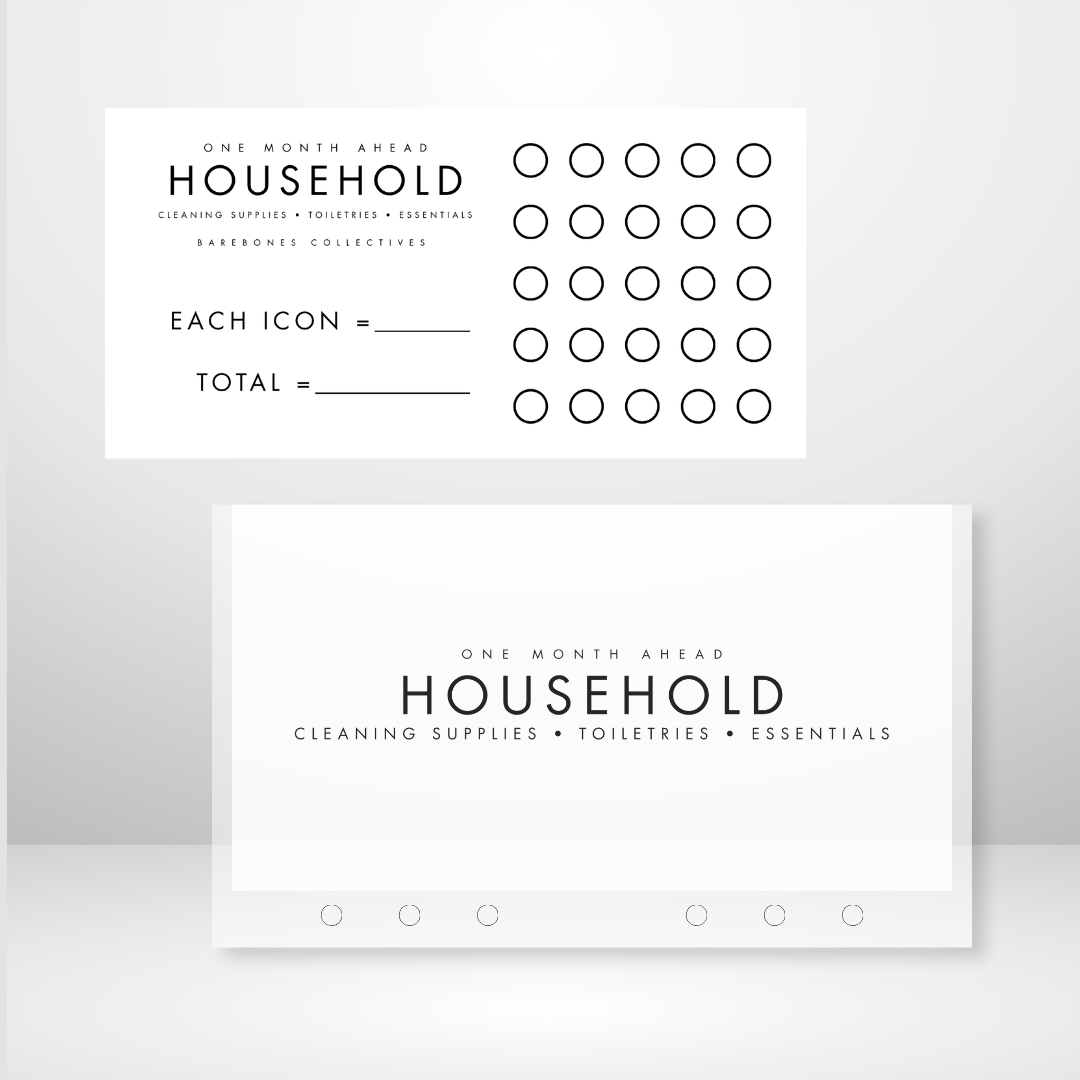 One Month Ahead Matte Cash Envelope + Savings Trackers Sets