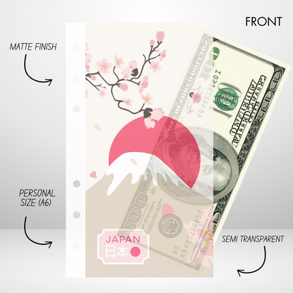 A Trip To Japan Savings Challenge & Envelope Set