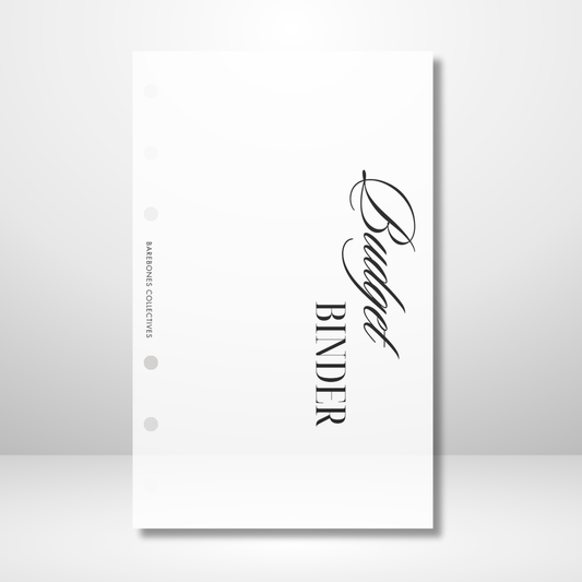 Budget Binder Matte Vellum Dashboard