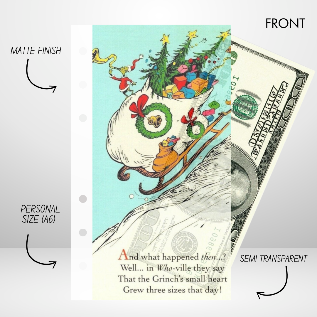 Grinch’s Christmas Savings Challenge & Envelope Set