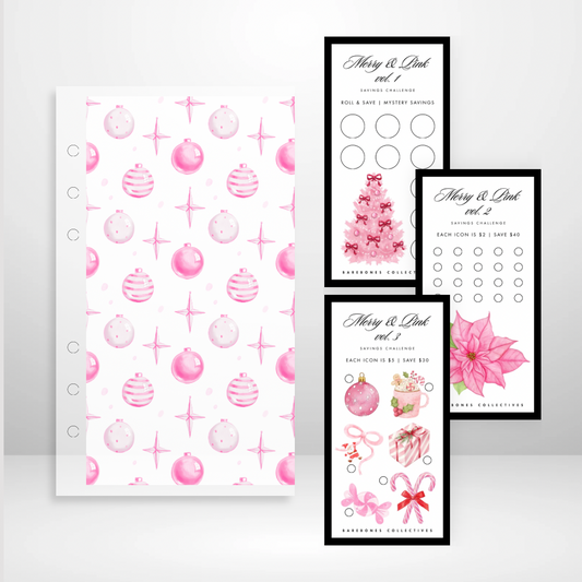 Merry & Pink - Matte Cash Envelope + Savings Challenges