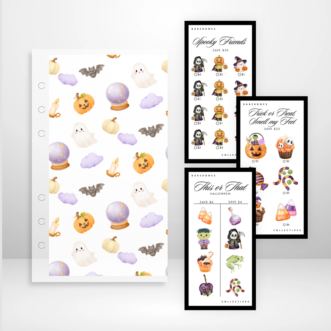Happy Halloween - Matte Cash Envelope + Savings Challenges