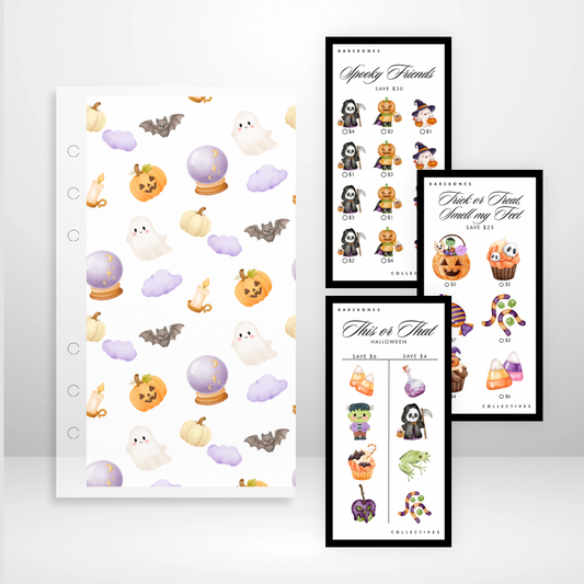 Happy Halloween - Matte Cash Envelope + Savings Challenges