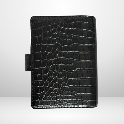 The Millionaire Mindset Barebones Binder in Black Croc