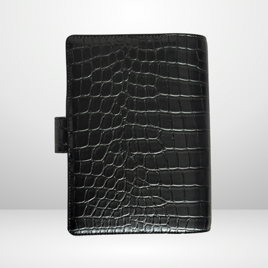 The Millionaire Mindset Black Croc Barebones Binder - PRE ORDER OPEN