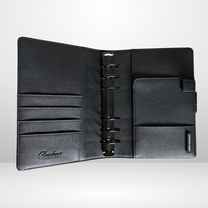 The Millionaire Mindset Barebones Binder in Black Croc