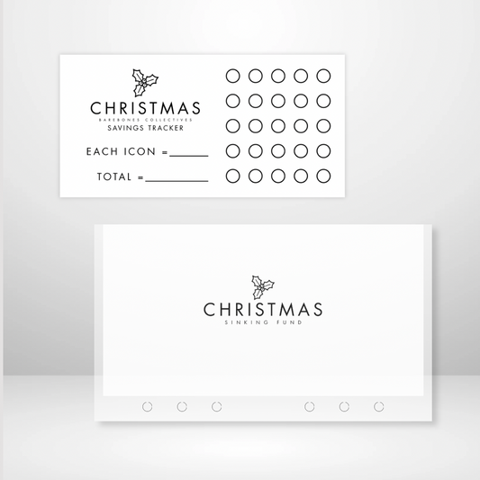 Christmas - Matte Cash Envelope + Savings Trackers