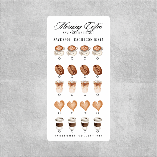 Morning Coffee Savings Challenge Save $300
