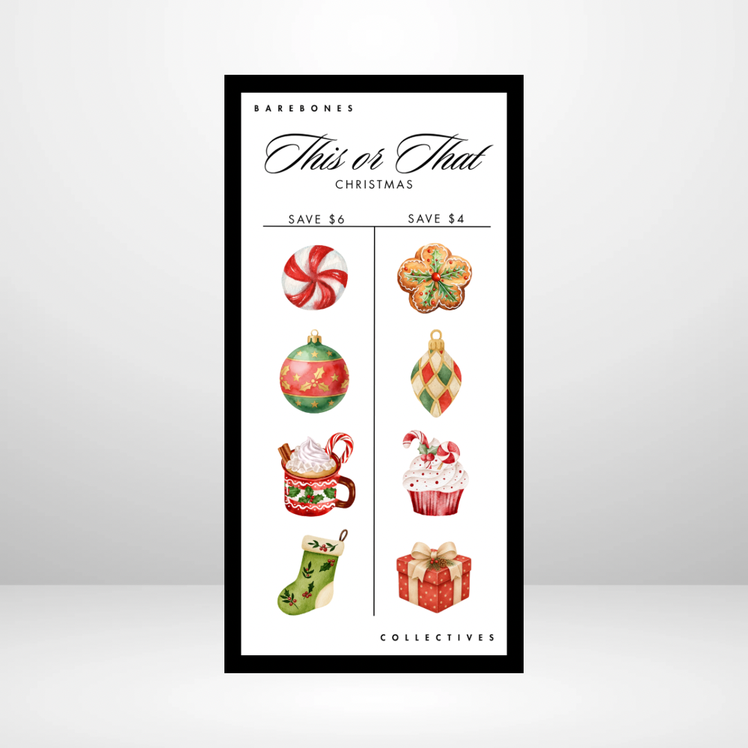 Christmas This or That Savings Challenge