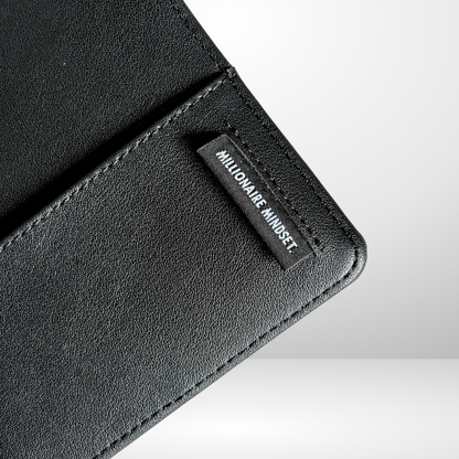 The Millionaire Mindset Barebones Binder in Black Croc